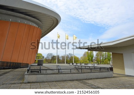 Similar – Image, Stock Photo Congress hall (pregnant oyster) in Berlin