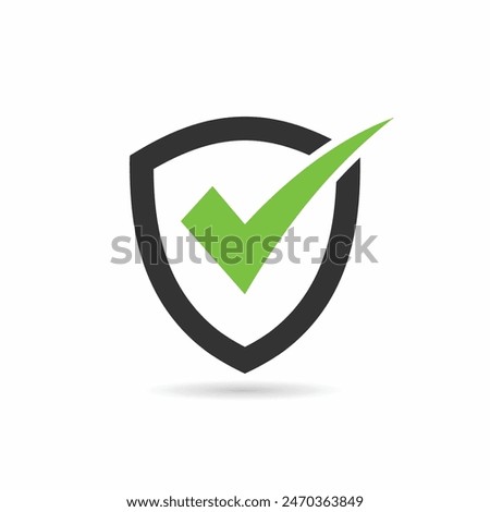 check mark shield icon symbol, checkmark shield icon