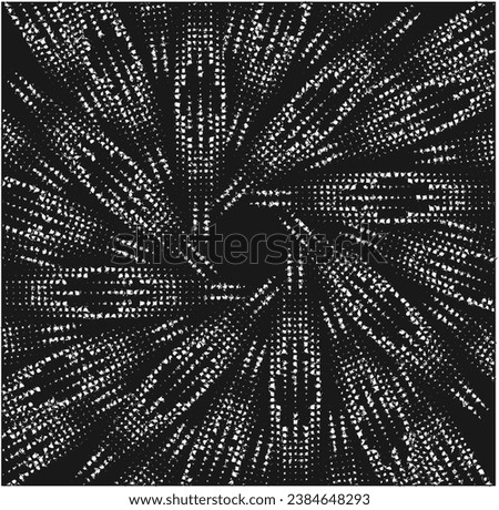 Abstract background with optical illusion wave. Black and white horizontal lines with wavy distortion effect for prints, web pages, template, posters, monochrome backgrounds and pattern