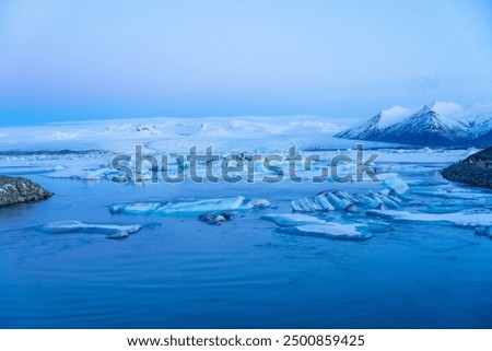 Foto Bild Eissee Jokulsarlon in Island