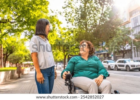 Similar – Image, Stock Photo When the sun needs cooling, only a fan will help.