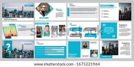 Light blue presentation background templates for business report, keynote, marketing, advertisement, and google slide. Clean and professional looks.