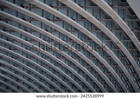 Similar – Image, Stock Photo Steel framework of Blackfriars bridge in London.