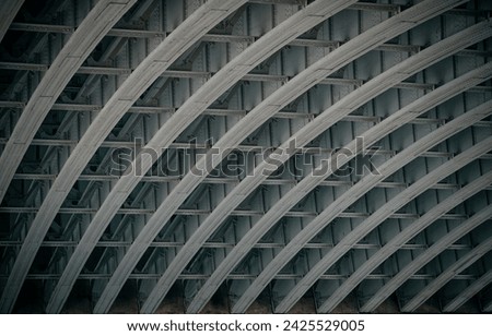 Similar – Image, Stock Photo Steel framework of Blackfriars bridge in London.