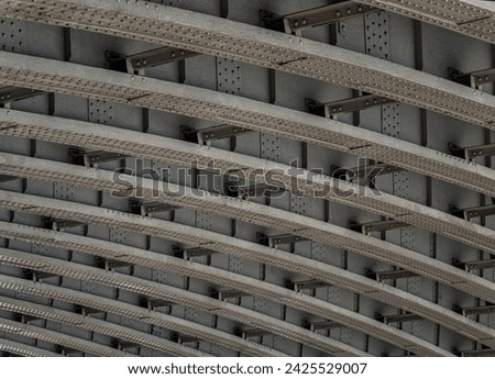 Similar – Image, Stock Photo Steel framework of Blackfriars bridge in London.