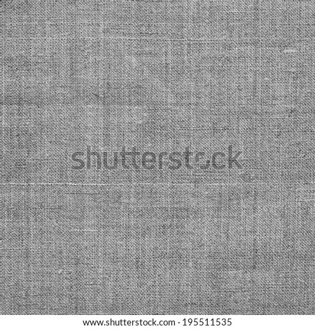 Gray linen coarse natural woven canvas fabric texture for the background
