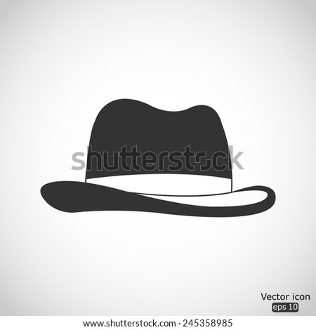 Man'S Hat Vector Icon - 245358985 : Shutterstock