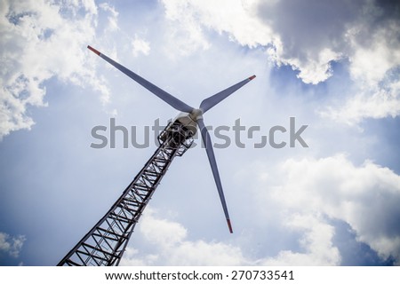 The wind turbine generator,the renewable energy