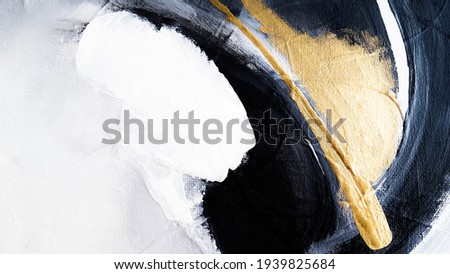 Abstract oil texture background. Abstract art gold backdrop. Luxury glamorous shiny festive soft wallpaper. Stylish, trendy and posh abstraction. Paint on canvas. Contemporary art.