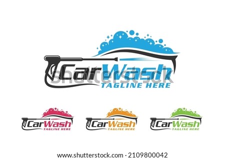 pressure car wash logo design