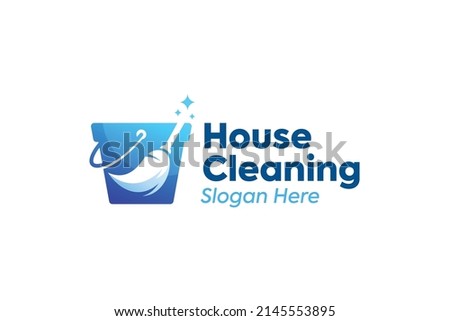 Home cleaning service logo design