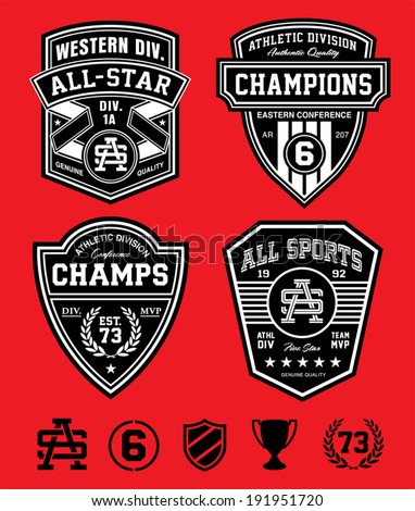 Athletic patch emblems