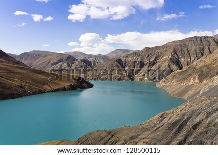 Lake at Tibet plateau