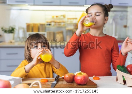 Similar – Image, Stock Photo Cute boy holds on to the horizontal bar and looks at the camera