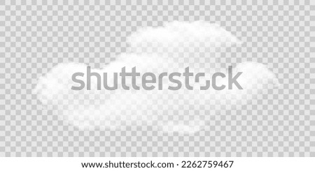 Steam or cloud vector stock image