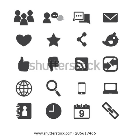 Social Media icons