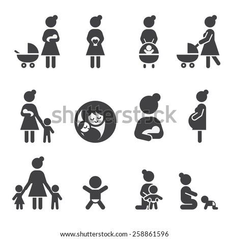 mother icon set