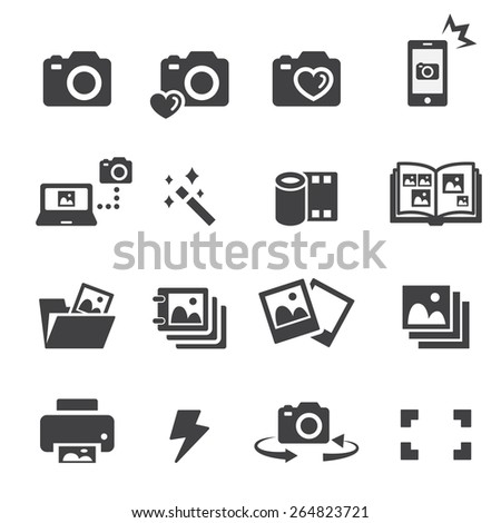 photo icon set