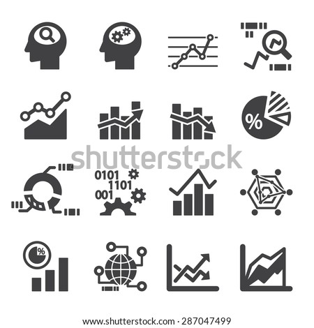 analytics icon set