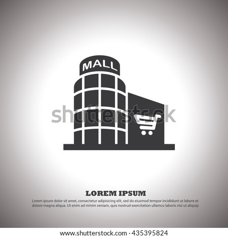 shopping mall icon .vector.