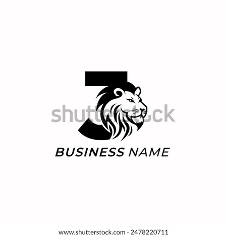 design logo creative letter J and head logo