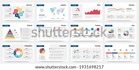 Presentation mockup. Modern business slide template, creative corporate advertising layout. Colorful analytic graphs, bars diagrams. Financial visualization. Infographic presentation vector design