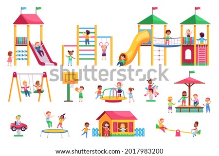 Image, Stock Photo climbing carousel Joy