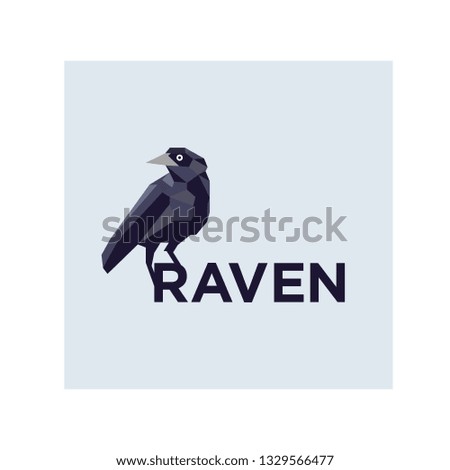 raven logo design idea