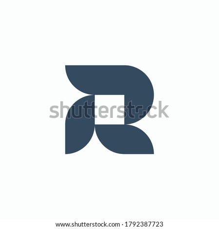 Letter R logotype. icon logo vector app