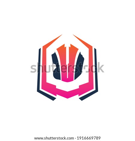 Mouse Gaming Icon Logo Design