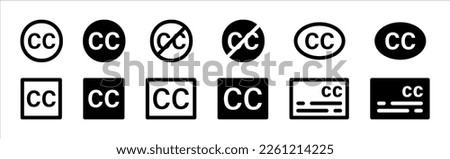 Subtitle icon collection. Closed captioning signs. Subtitle icon elements. EPS 10