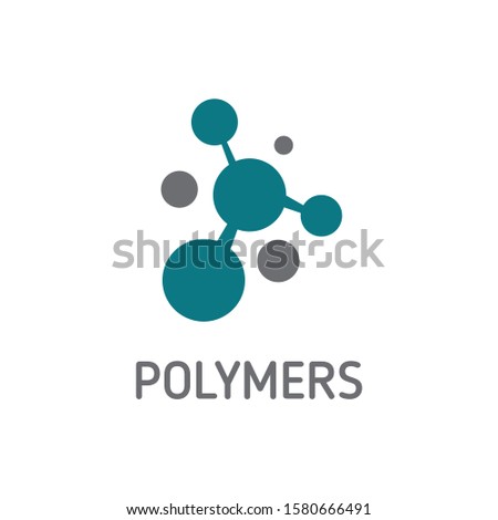 vector of Polymer logo concept design eps format
