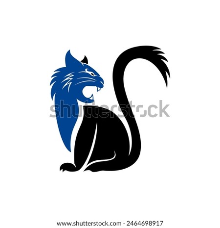 Wildcat Logo Design Illustration vector eps format , suitable for your design needs, logo, illustration, animation, etc.