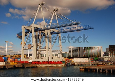 Auckland container terminal, New Zealand