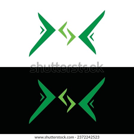 XX logo fit for gaming or e-sports and another sport-related brand identity