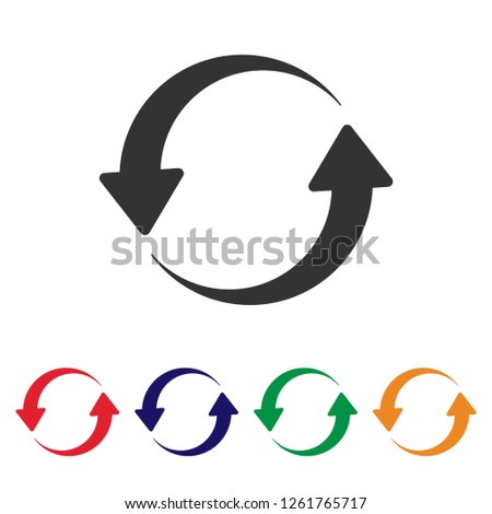 Restart icon vector. reload