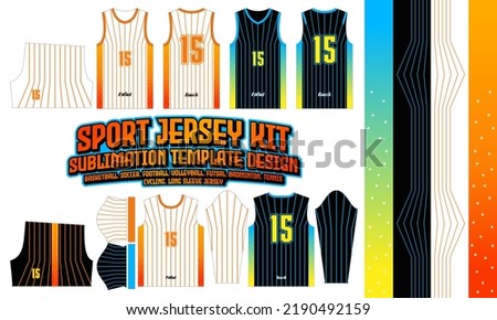 Orlando Magic NBA jersey template 68 Sublimation for Soccer Football Esport Basketball Design