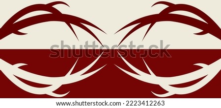abstract horn background pattern Design Sport Wear Sublimation Wallpaper Background Vector