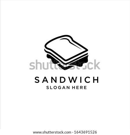 Sandwich icon isolated on clean background. Sandwich icon concept drawing icon in modern style. Vector illustration, Sandwich line icon. Lunch, snack, toast. Food concept. Vector illustration 