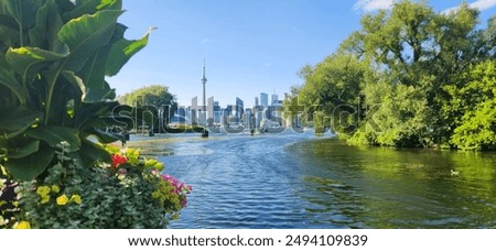 Similar – Image, Stock Photo Boat harbour on Lake Zurich