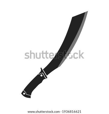simple and cool knife vector design