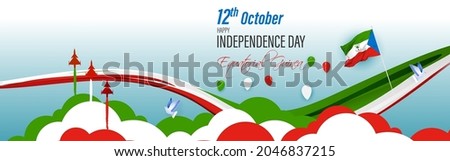 vector illustration for Equatorial Guinea independence day.
