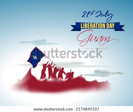 Vector illustration for Guam Liberation Day