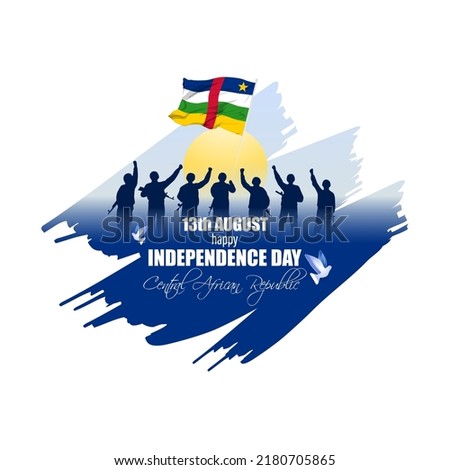 Vector illustration for Central African Republic Independence Day
