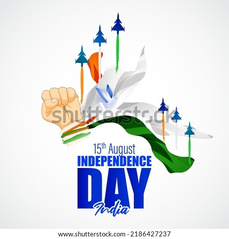 Vector illustration for India Independence Day,