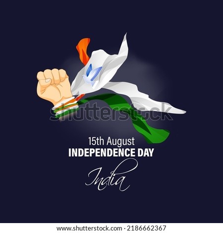 Vector illustration for India Independence Day,