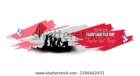 Vector illustration for Trinidad and Tobago Independence Day