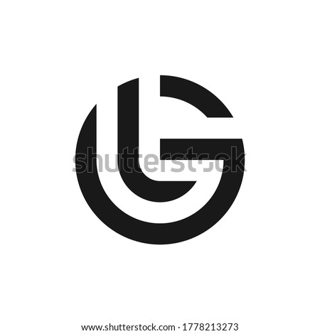 Letter GL LG logo design template
