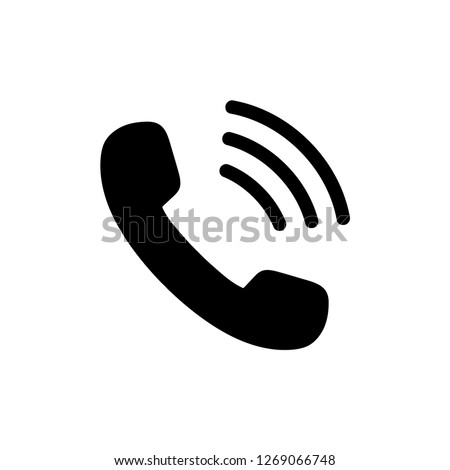 phone icon vector. telephone symbol illustration