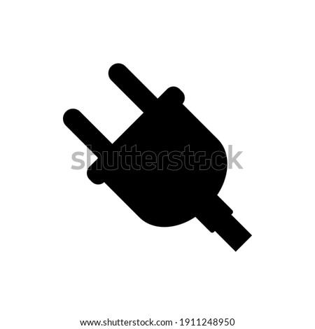 power plug icon vector. electric plug symbol vector illustration